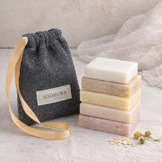 Soopura Gentle Travel Soap Bar Kit