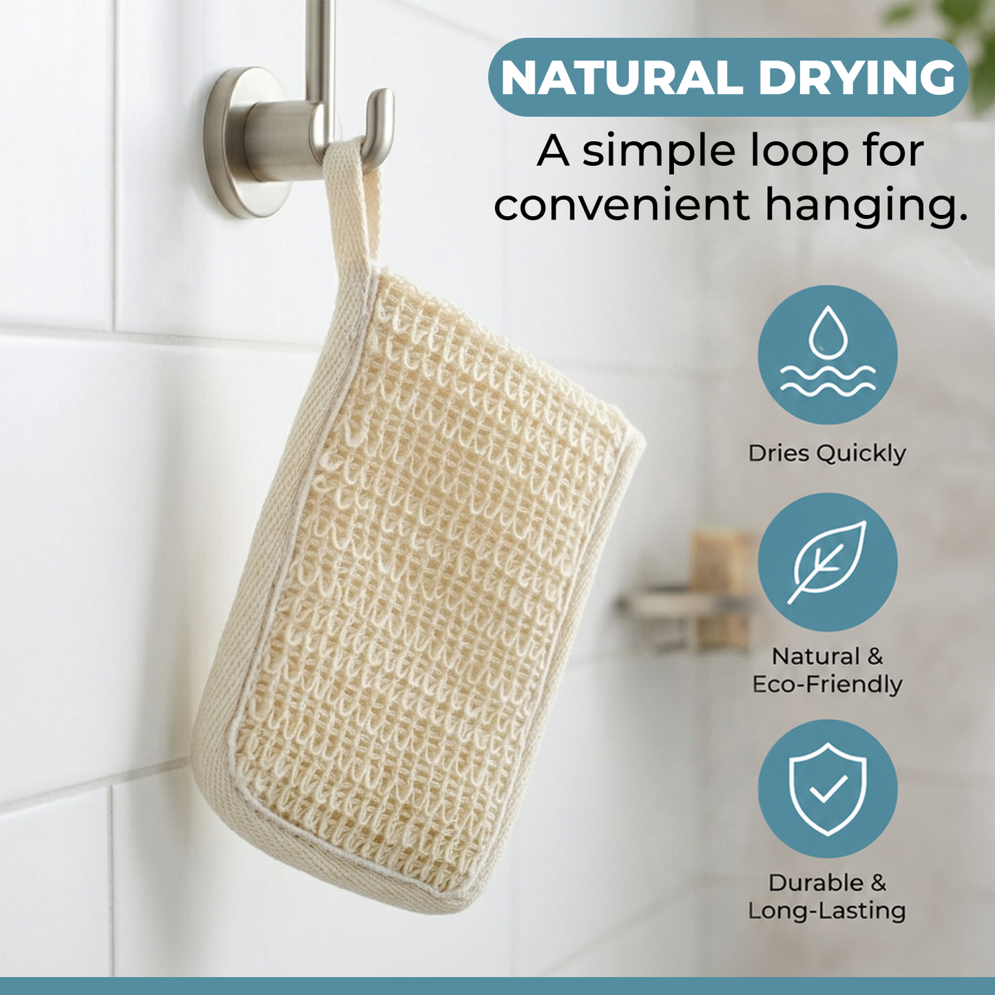 Soopura Soap Saver Mitt — Exfoliating Shower Glove with Soap Pocket