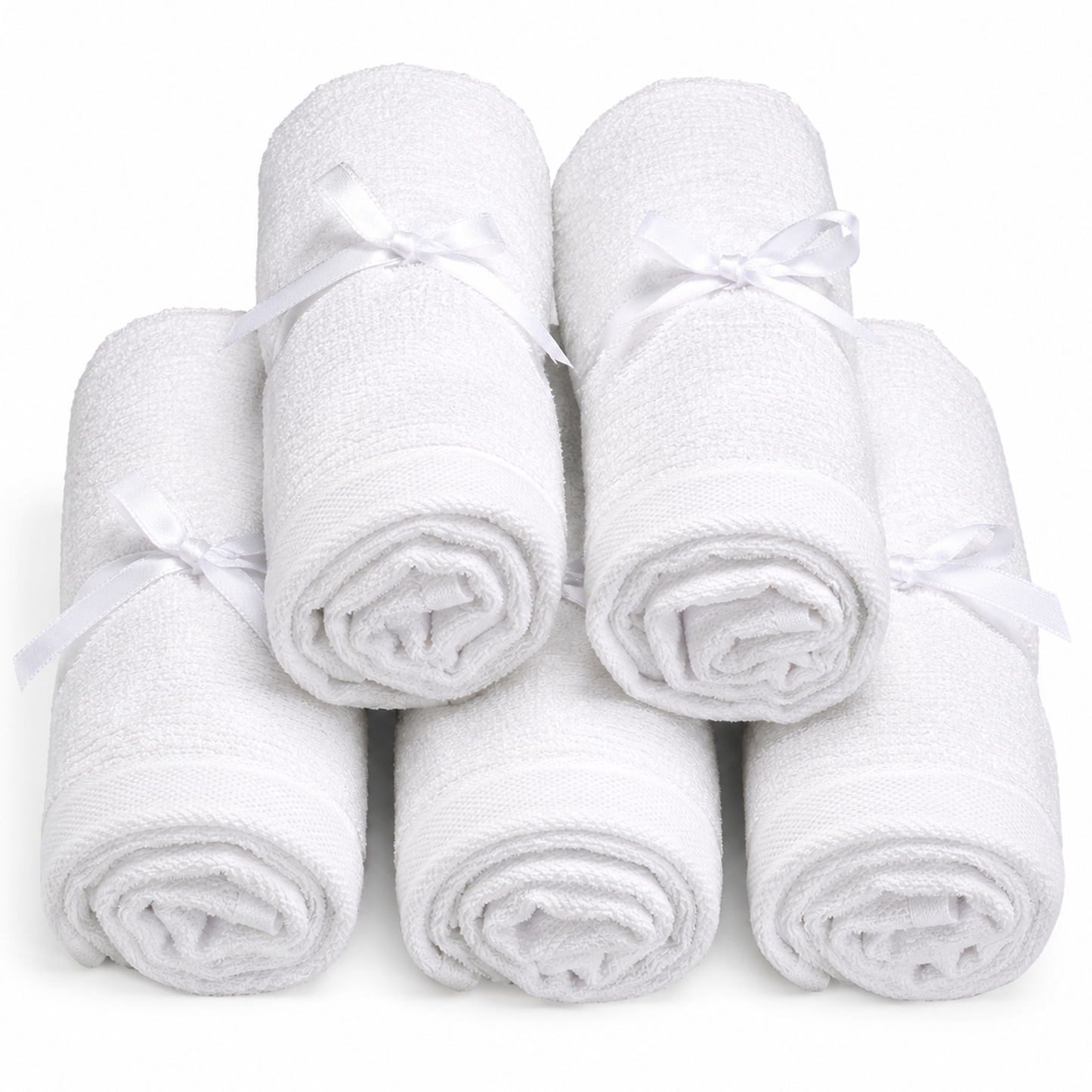 Soopura Bamboo Face Washcloths — 5-Pack | Soft, Sensitive-Skin Friendly